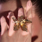 The Gilded Bloom Ring – Luxe-Grade Gold Plating