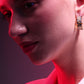 The Moroccan Mosaic Hoops – Hypoallergenic & Elegant
