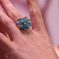 The Imperial Scarlet Bloom Ring – Hypoallergenic & Elegant